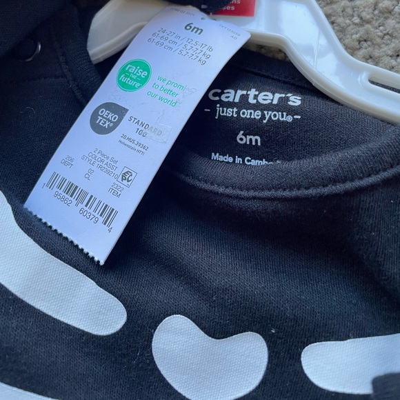 Carter's Baby Sleep N' Play Just One You 2 Pieces Size 6 Months - Picture 9 of 13